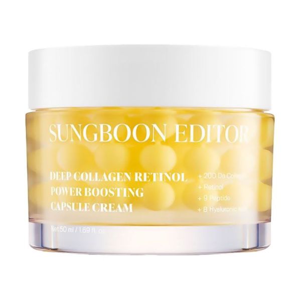 Sungboon Editor Deep Collagen Retinol Power Boosting Capsule Cream Крем антивіковий капсульний з ретинолом