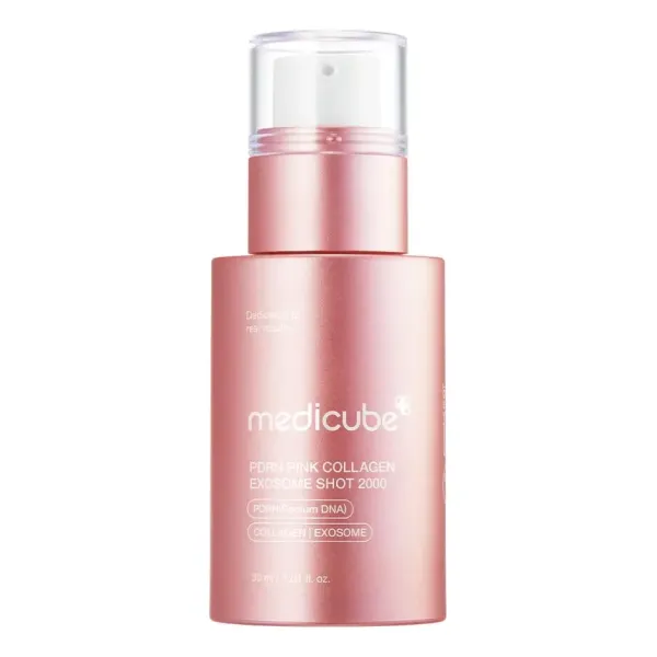 Medicube PDNR Pink Collagen Exosome Shot 2000 Сироватка з полінуклеотидами, екзосомами та спікулами, для щоденного використання
