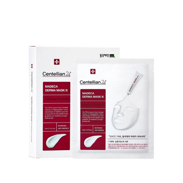 Centellian24 Madeca derma mask III Intensive Formula Тканинна маска з екстрактом центелли та пептидами