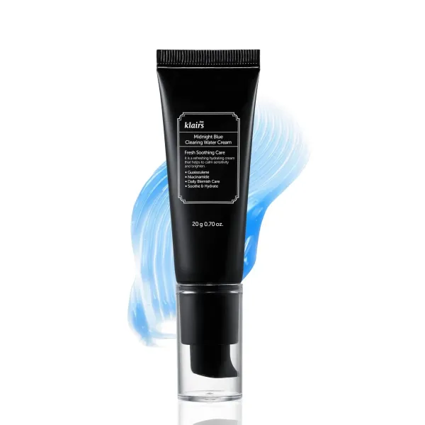 Dear, Klairs Midnight Blue Clearing Water Cream Зволожуючий крем-гель для обличчя