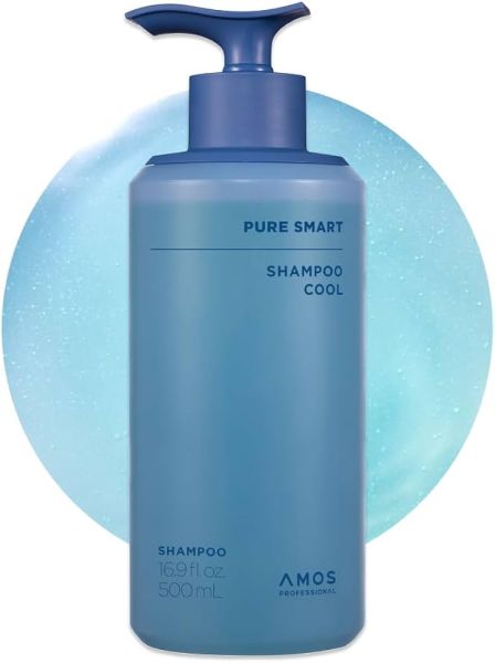 AMOS Professional Pure Smart Shampoo Cool  500 ml Освіжальний шампунь проти лупи