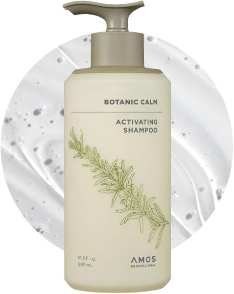 AMOS Professional Botanic Calm Activating Shampoo, 500 ml  Веганський шампунь для зміцнення волосся