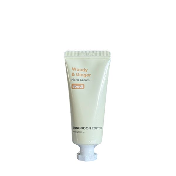 Sungboon Editor Woody & Ginger Hand Cream Крем для рук з деревно-пряним ароматом з нотками імбиру