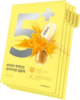 Numbuzin  No.5+ Glutathione Vitamin Concentrated Mask Освітлювальна маска з глутатіоном і вітаміном С