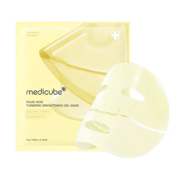 Medicube Kojic Acid Turmeric Brightening Gel Mask Гель-маска з коєвою кислотою та куркумою для освітлення шкіри