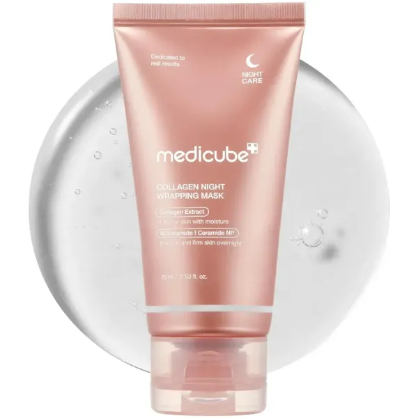 Medicube Collagen Milk Toning Wrapping Mask Колагенова тонізуюча маска-плівка з молочними протеїнами