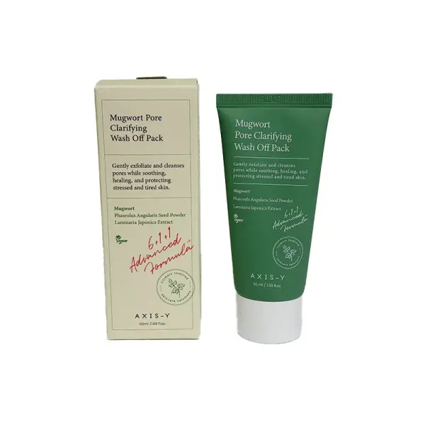 AXIS-Y Mugwort Pore Clarifying Wash Off Pack 50 г Очищаюча глиняна маска з полином