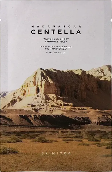 SKIN1004 Madagascar Centella Watergel Sheet Ampoule Mask Заспокійлива гелева маска з центелою
