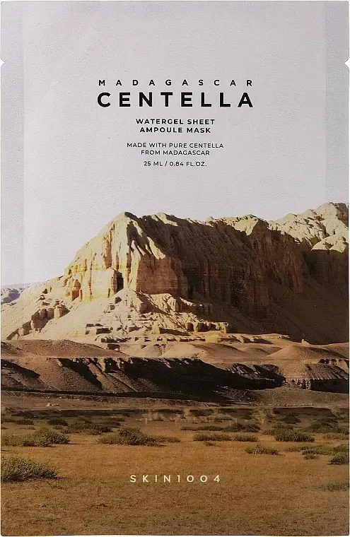 SKIN1004 Madagascar Centella Watergel Sheet Ampoule Mask Заспокійлива гелева маска з центелою