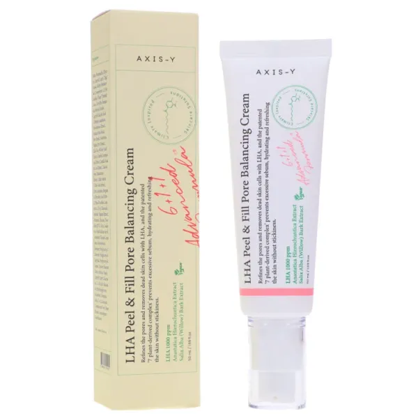 AXIS-Y LHA Peel & Fill Pore Balancing Cream Балансуючий крем для обличчя з унікальною LHA–кислотою