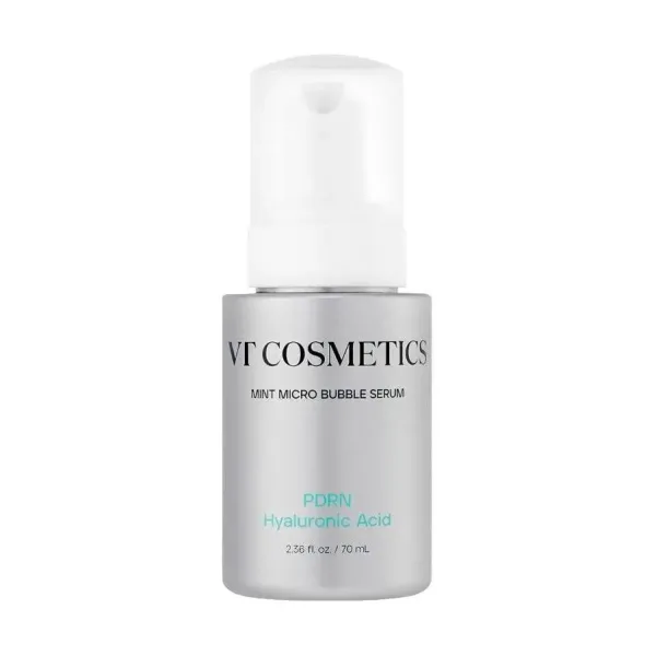VT Cosmetics PDRN Hyaluronic Mint Micro Bubble Serum Зволожувальна мікропінна сироватка з PDRN