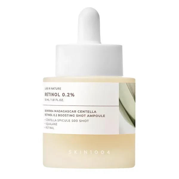 SKIN1004 Madagascar Centella Retinol 0.2 Boosting Shot Ampoule Сироватка-бустер з ретинолом 0.2% та центелою