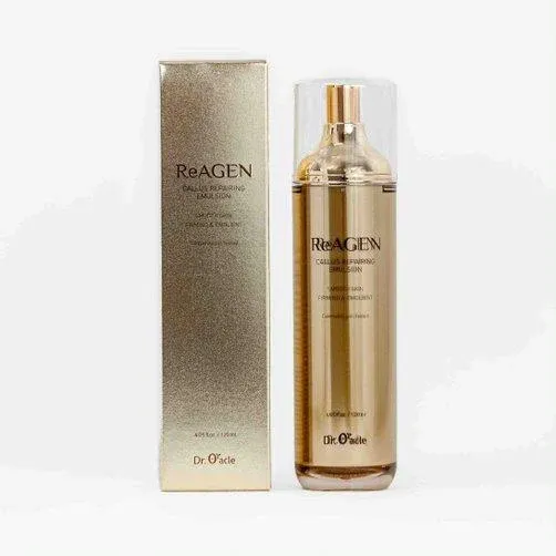 Dr.Oracle ReAGEN Callus Repairing Emulsion Емульсія для обличчя регенеруюча з пептидами і золотом