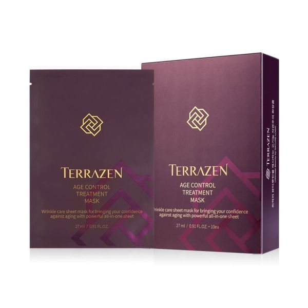 Terrazen Age Control Treatment Mask Поживна маска, що омолоджує, з природним комплексом проти зморшок