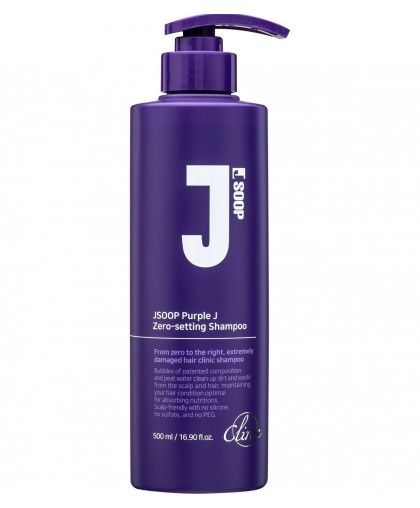 JSoop Purple J Zero-Setting Shampoo Відновлюючий шампунь для пошкодженого волосся