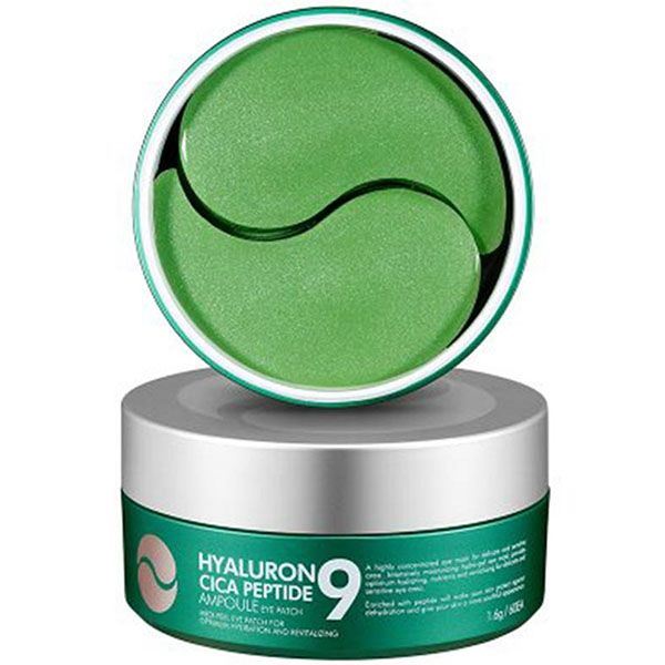 MediPeel Hyaluron Cica Peptide 9 Ampoule Eye Patch Заспокійливі гідрогелеві патчі з пептидами