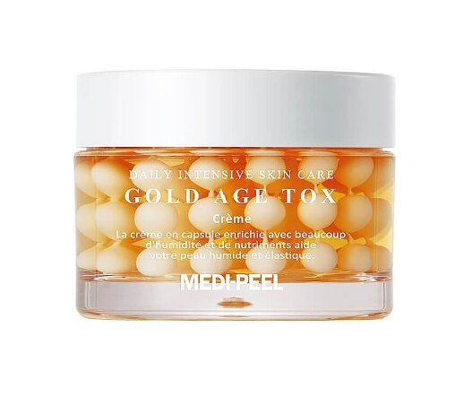Medipeel Gold Age Tox Cream Антивіковий капсульний крем з екстрактом золотого шовкопряда