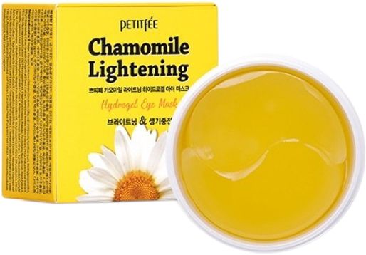 PETITFEE Chamomile Lightening Hydrogel Eye Mask Гідрогелеві патчі для очей з екстрактом ромашки