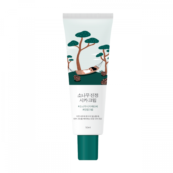 ROUND LAB Pine Calming Cica Cream Заспокійливий крем для чутливої, жирної та проблемної шкіри
