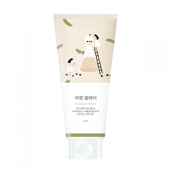 ROUND LAB Soybean Cleanser Поживна пінка для вмивання з екстрактом соєвих бобів
