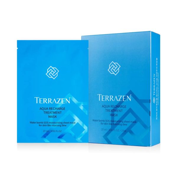Terrazen Aqua Recharge Sheet Mask Інтенсивно зволожуюча тканинна маска з гіалуроновим комплексом