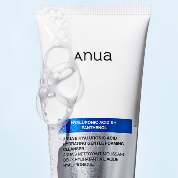 ANUA 8 Hyualuronic Acid Hydrating Gentle Foaming Cleanser М'яка пінка для вмивання