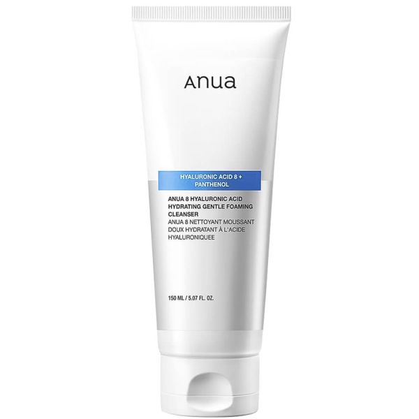 ANUA 8 Hyualuronic Acid Hydrating Gentle Foaming Cleanser М'яка пінка для вмивання