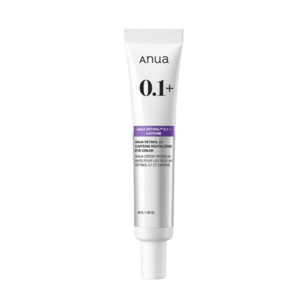 Anua Retinol 0.1 Caffeine Revitalizing Eye Cream Крем для повік від набряків із ретинолом та кафеїном