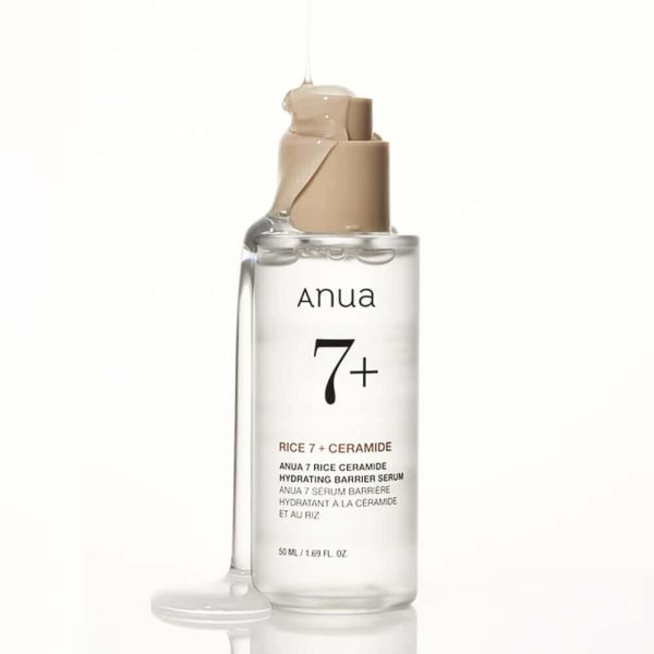 Anua Rice 7 Ceramide Hydrating Barrier Serum Сироватка для сяйва шкіри із рисом