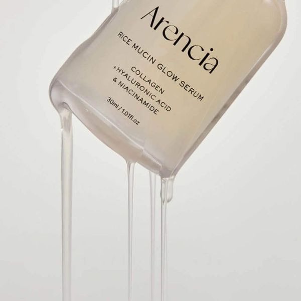 Arencia Rice Mucin Glow Serum Зволожуюча сироватка з колагеном та екстрактом рису