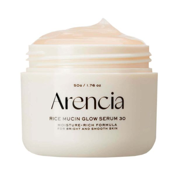 Arencia Rice Mucin Glow Serum Сироватка для сяйва шкіри з колагеном та муцином равлика