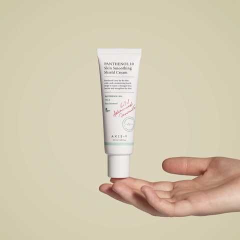 AXIS-Y Panthenol 10 Skin Smoothing Shield Cream Відновлюючий крем для обличчя
