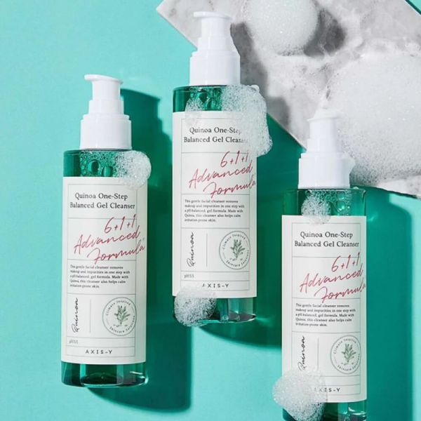 AXIS-Y Quinoa One Step Balanced Gel Cleanser Універсальний очищаючий гель з кіноа