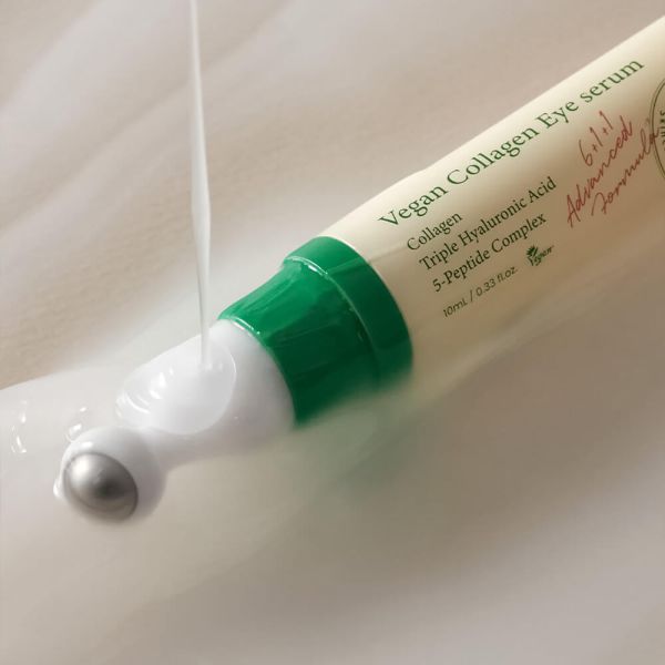 AXIS-Y Vegan Collagen Eye Serum Пептидна сироватка для повік із масажним аплікатором