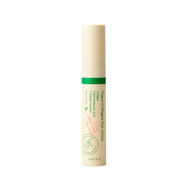 AXIS-Y Vegan Collagen Eye Serum Пептидна сироватка для повік із масажним аплікатором