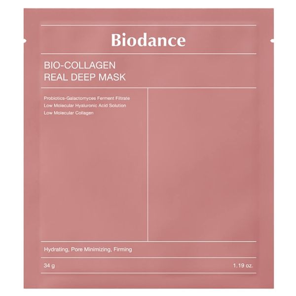 Biodance Bio-Collagen Real Deep Mask Нічна гідрогелева маска з колагеном для еластичності шкіри