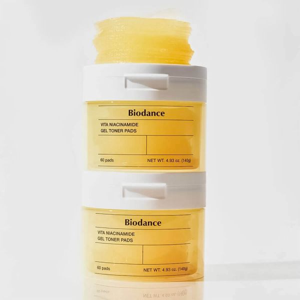 Biodance Vita Niacinamide Gel Toner Pad Осветляющие педы с ниацинамидом для сияния кожи