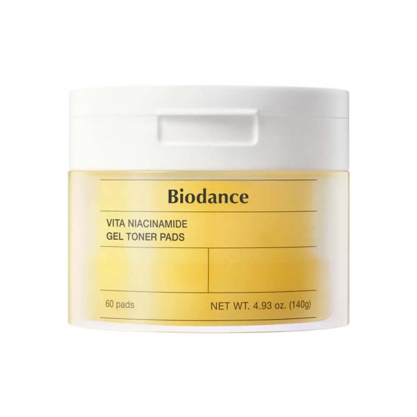 Biodance Vita Niacinamide Gel Toner Pad Осветляющие педы с ниацинамидом для сияния кожи