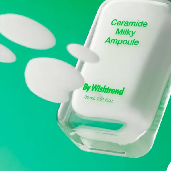 BY WISHTREND Ceramide Milky Ampoule Відновлююча сироватка з керамідами та пептидами