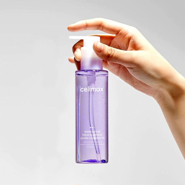 Celimax Derma Nature Fresh Blackhead Jojoba Cleansing Oil Гідрофільна олія від чорних крапок