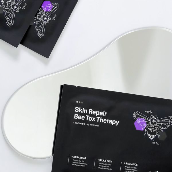 Celimax Skin Repair Bee Tox Therapy Mask Тканинна маска, що вирівнює, з прополісом і бджолиною отрутою