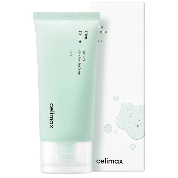 Celimax The Real Cica Soothing Cream Легкий крем безмасляний на основі центели