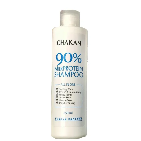 Chakan Milk Protein 90% Shampoo 200 ml Шампунь з молочними протеїнами для пошкодженого волосся