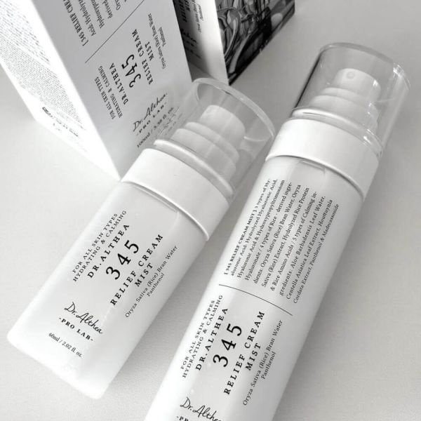 Dr.Althea 345 Relief Cream Mist Заспокійливий міст із гідролатом рису та пантенолом