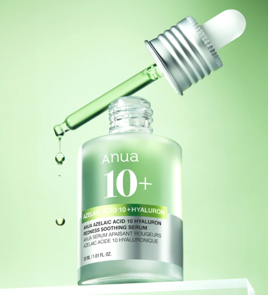 ANUA Azelaic Acid 10 Hyaluron Redness Soothing Serum Заспокійлива сироватка з азелаїновою кислотою