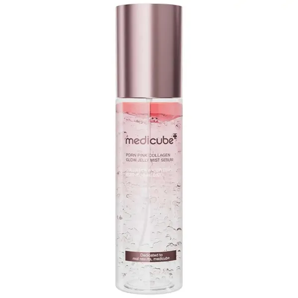 Medicube PDRN Pink Collagen Glow Jelly Mist Serum Рожева колагенова желе-сироватка-міст з PDRN для сяйва