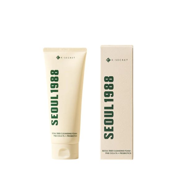 K-Secret Seoul 1988 Cleansing Foam: Pine Cica 1% + Probiotics Очищающая пенка с экстрактом сосновых игл и пробиотиками