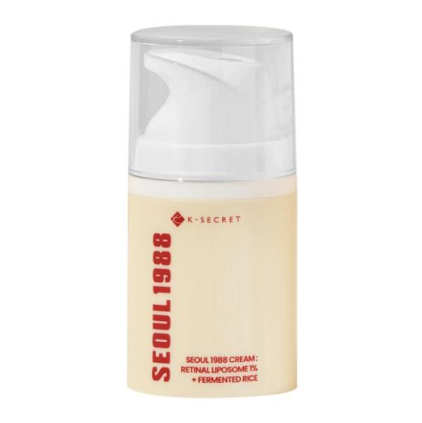 K-SECRET - SEOUL 1988 Cream : Retinal Liposome 1% + Fermented Rice Крем від набряків та зморшок з ретиналем