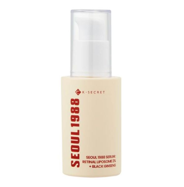 K-Secret Seoul 1988 Serum: Retinal Liposome 2% + Black Ginseng Антивікова ліпосомальна сироватка з ретиналем і чорним женьшенем
