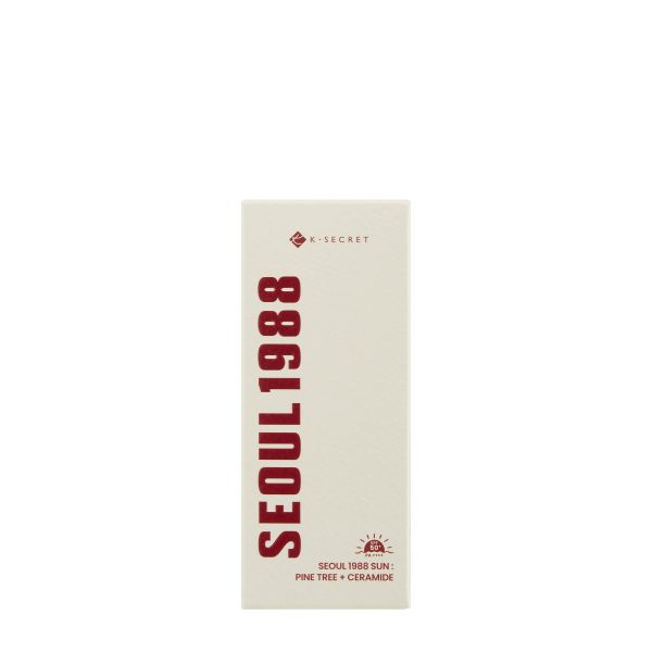 K-SECRET - SEOUL 1988 Sun: Pine Tree + Ceramide 50+ PA++++ Легкий солнцезащитный крем с химическими фильтрами, экстрактом сосны и керамидами